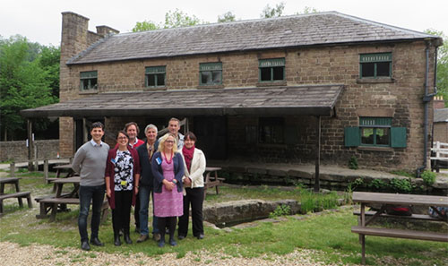 Participants in the DVMWHS demonstration site stakeholder meeting at Cromford Mill, UK.